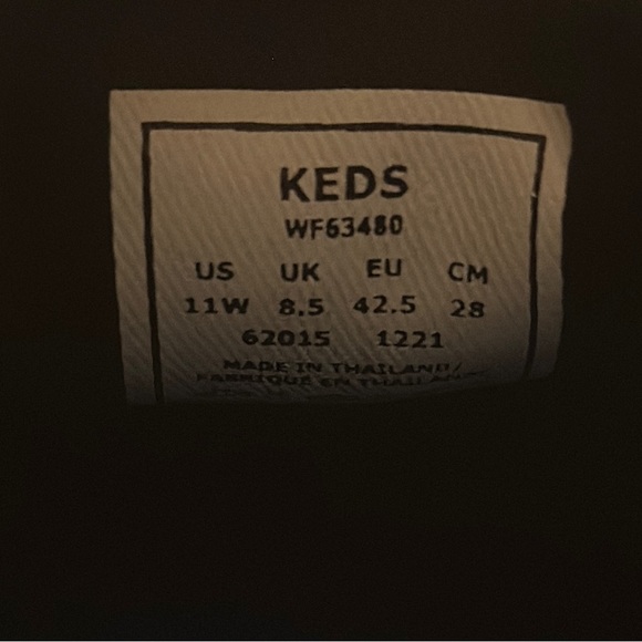 ✨ Like New Women’s Double Decker Keds Canvas Slip On Sneaker Black Size 11W ✨ - Picture 9 of 10